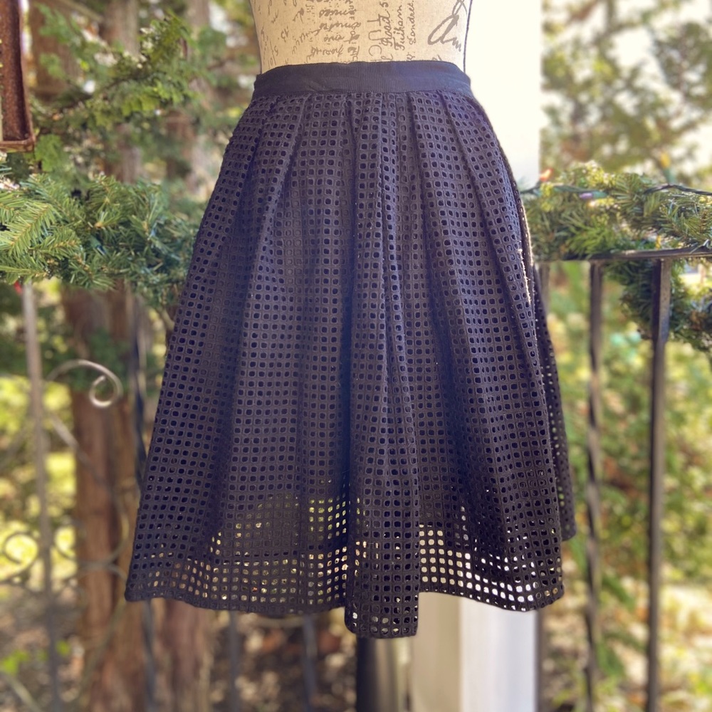 Joie eyelet mini skirt
